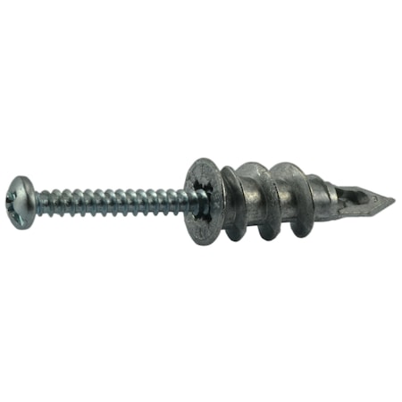 Midwest Fastener Screw Anchor, Metal, 50 PK 50810
